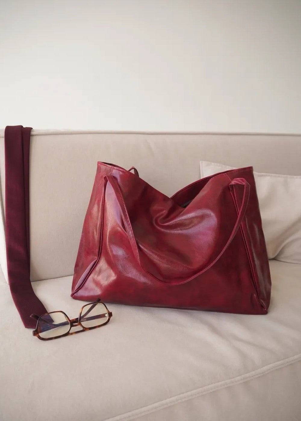 Dina - Mala Tote de Pele