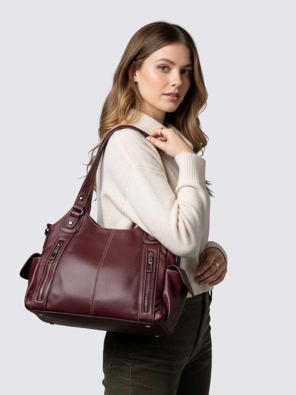 Bolsa de couro Ange
