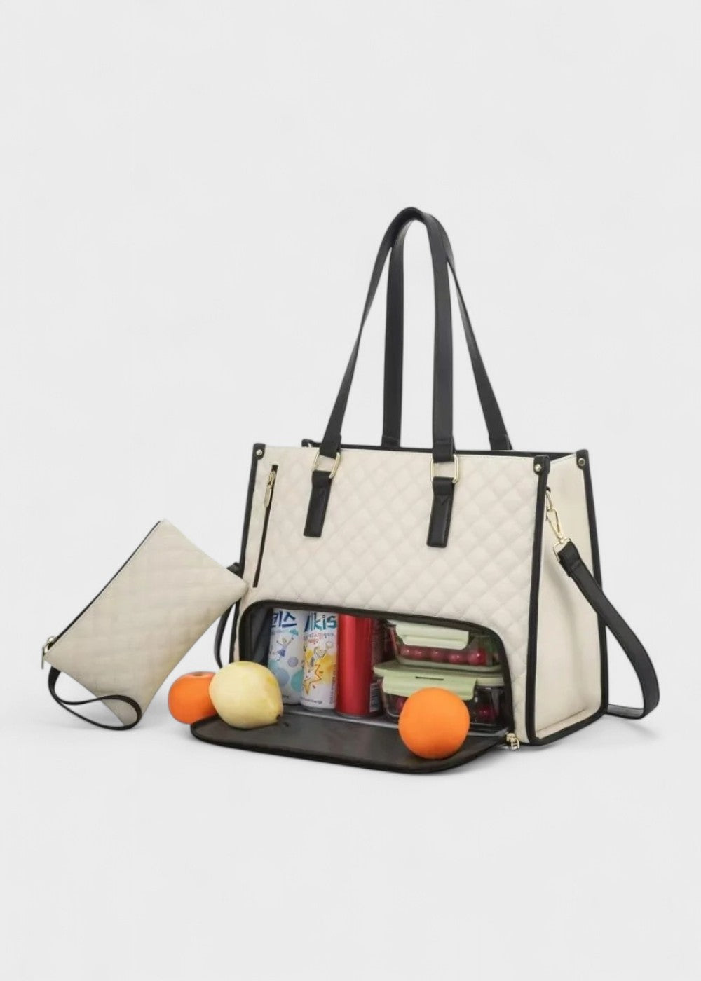 Mala Tote Acolchoada 3-em-1