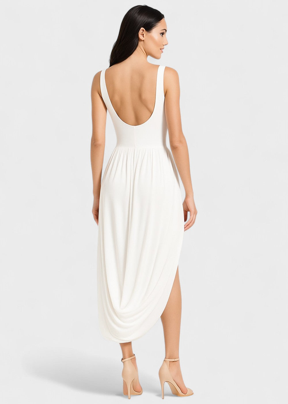 Vestido de verão com body e saia