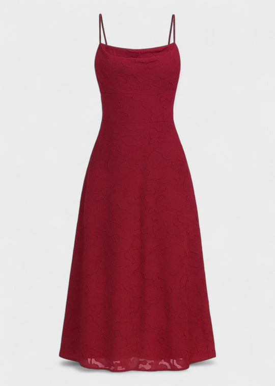 Vestido longo com flores e costas nuas