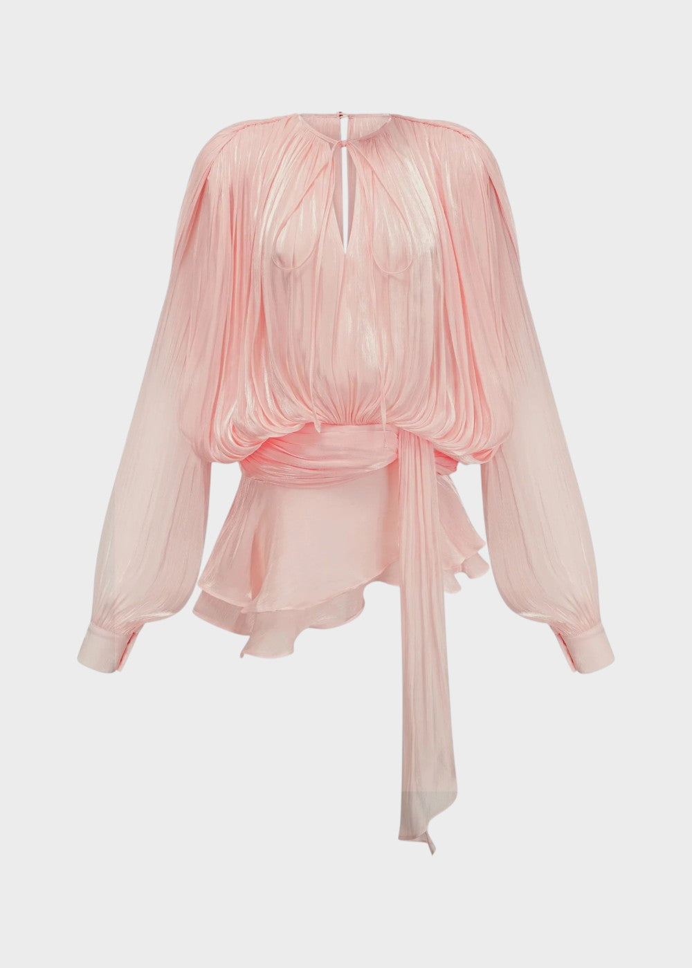 Vestido curto plissado