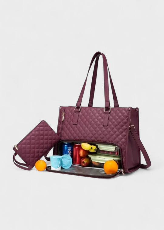 Mala Tote Acolchoada 3-em-1